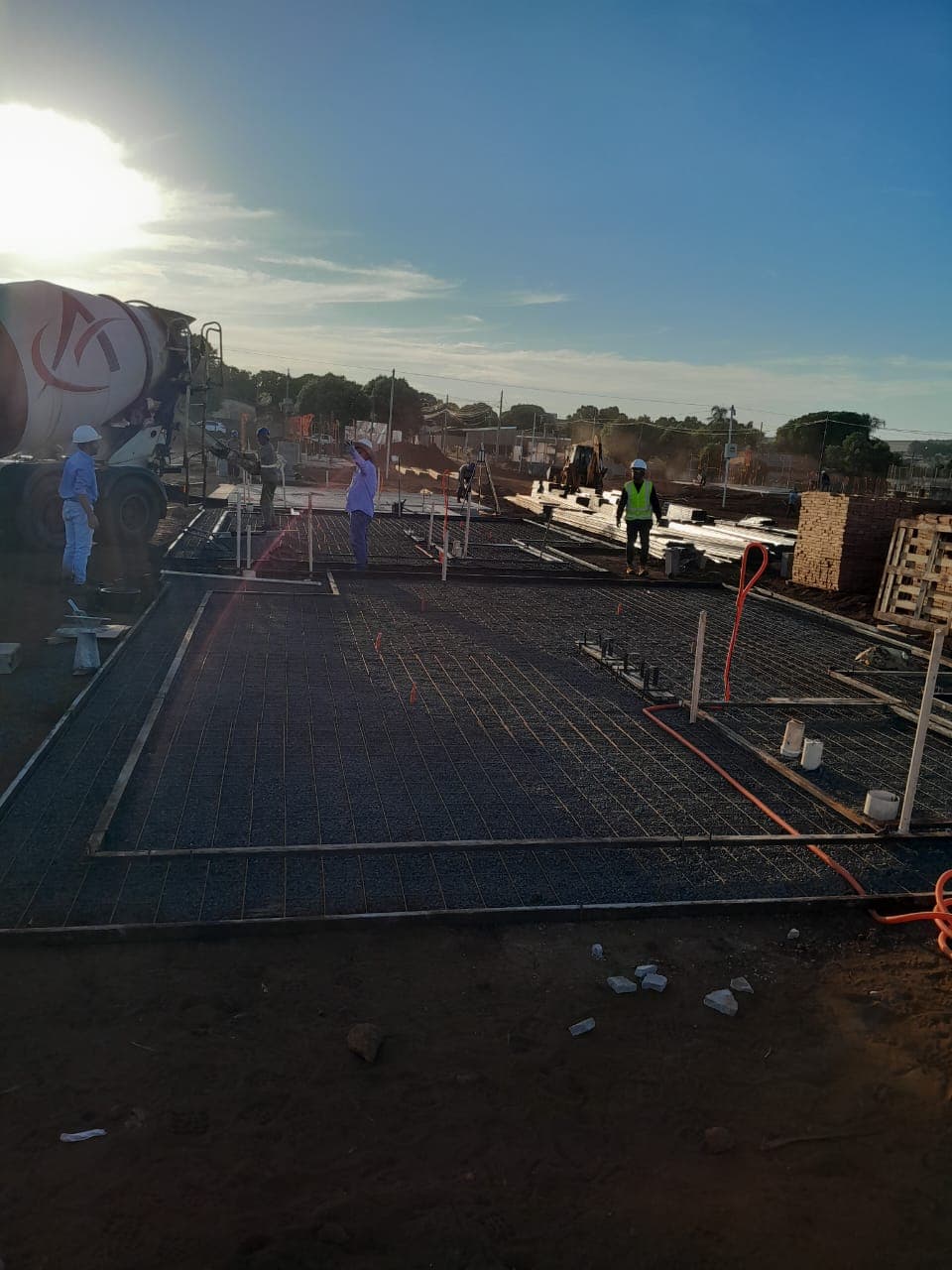 Compactação de solo em serviço
